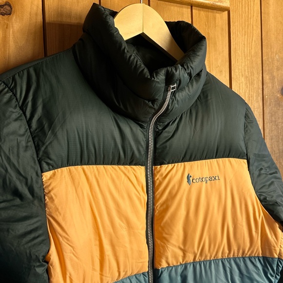 Cotopaxi Solazo Down Puffy Jacket in Teal and Green Multicolor Women’s Small - Picture 3 of 7